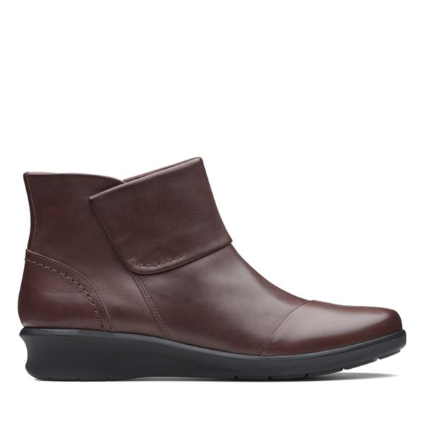 Clarks Womens Hope Track Ankle Boots Mahogany | UK-1308547